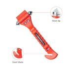 Amazon Basics Emergency Seat Belt Cutter and Window Hammer Tool, Car Accessories, 2 Pack, SW-835 - Image 4