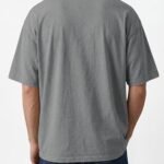 JMIERR 2 Pack Oversized T Shirts for Men Women Vintage Wash 100% Cotton Crewneck Heavyweight Tee Tops
