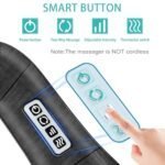 AERLANG Shiatsu Back and Neck Massager, Back Massager Deep Tissue Kneading Neck and Shoulder Massage with Heat, Electric Massage Pillow Fathers Day Gift Ideas from Daughter Son(NOT Cordless) - Image 5